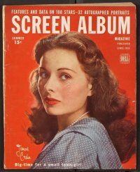 2r115 SCREEN ALBUM magazine Summer 1947 big time for small town girl Jeanne Crain!