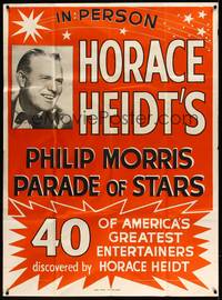 2s083 PHILIP MORRIS PARADE OF STARS 2sh '40s Horace Heidt presents singers discovered on his show!