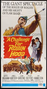2s355 CHALLENGE FOR ROBIN HOOD 3sh '67 Hammer, the rogue of rogues and his mighty outlaw band!