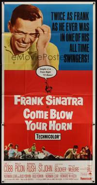 2s359 COME BLOW YOUR HORN 3sh R66 laughing Frank Sinatra, from Neil Simon's play!