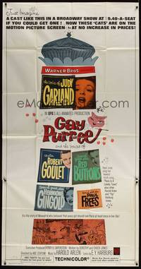 2s408 GAY PURR-EE 3sh '62 Judy Garland, Robert Goulet, Red Buttons, cartoon cats!