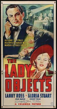 2s451 LADY OBJECTS 3sh '38 On trial for his life... with pretty Gloria Stuart as his mouthpiece!