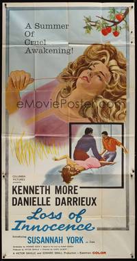 2s471 LOSS OF INNOCENCE 3sh '61 Susannah York, Kenneth More, a summer of cruel awakening!