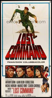 2s472 LOST COMMAND 3sh '66 Terpning art of commando Anthony Quinn in Algeria!