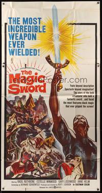 2s476 MAGIC SWORD 3sh '61 Basil Rathbone wields the most incredible weapon ever!