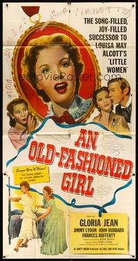 2s512 OLD-FASHIONED GIRL 3sh '49 Gloria Jean, Jimmy Lydon, Alcott's Little Women sequel!