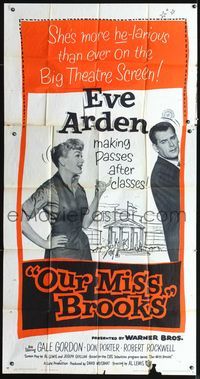 2s520 OUR MISS BROOKS 3sh '56 school teacher Eve Arden is making passes after classes!