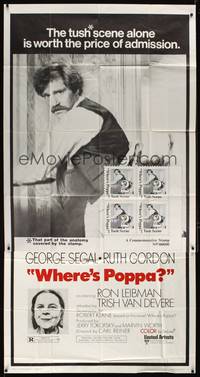 2s640 WHERE'S POPPA 3sh '70 Carl Reiner directed comedy, George Segal & Ruth Gordon!