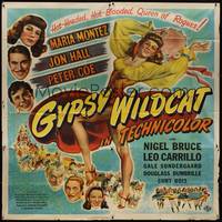 2s227 GYPSY WILDCAT 6sh '44 sexy Maria Montez is the hot-headed, hot-blooded Queen of Rogues!