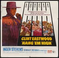 2s228 HANG 'EM HIGH 6sh '68 Clint Eastwood, they hung the wrong man and didn't finish the job!