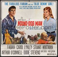 2s235 HOUND-DOG MAN 6sh '59 Fabian starring in his first movie with pretty Carol Lynley!
