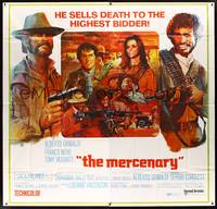 2s247 MERCENARY 6sh '70 Il Mercenario, cool art of gunslingers Jack Palance & Franco Nero!