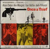 2s254 ONCE A THIEF 6sh '65 super sexy Ann-Margret, Alain Delon, Van Heflin, Jack Palance!