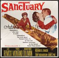 2s266 SANCTUARY 6sh '61 William Faulkner, art of sexy Lee Remick, the truth about Temple Drake!