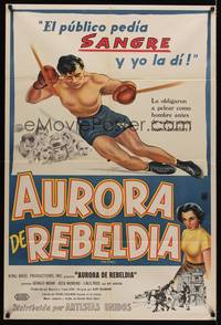 2s158 RING Argentinean '52 Rita Moreno, Mexican boxing, cool artwork!
