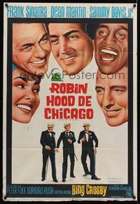 2s160 ROBIN & THE 7 HOODS Argentinean '64 Frank Sinatra, Dean Martin, Davis Jr, Crosby, Rat Pack!