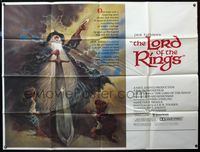 2s019 LORD OF THE RINGS subway poster '78 J.R.R. Tolkien classic, Bakshi, Tom Jung fantasy art!
