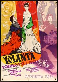 2t058 YOLANTA Russian 32x46 export '64 Tchaikovsky's opera, great colorful art of top stars!