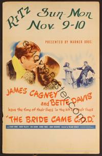 2t103 BRIDE CAME C.O.D. WC '41 wonderful romantic close up of James Cagney & Bette Davis!