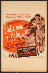 2t146 EADIE WAS A LADY WC '44 sexy Ann Miller in society, the private life of a public figure!