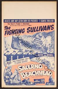 2t327 SULLIVANS/WALK IN THE SUN WC '50s greatest Army/Navy action show ever presented!