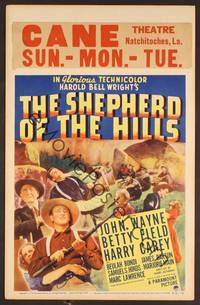 2t305 SHEPHERD OF THE HILLS WC '41 John Wayne, from Harold Bell Wright novel!