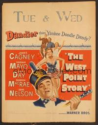 2t365 WEST POINT STORY WC '50 dancing military cadet James Cagney, Virginia Mayo, Doris Day