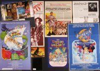 2v019 LOT OF 14 MISCELLANEOUS POSTERS & PROMO ITEMS lot '70s-90s Bugsy Malone, Lion King, The Wiz