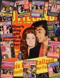 2v033 LOT OF 12 MOVIELAND MAGAZINES lot '71 Ryan O'Neal, Elvis, Doris Day, Liz Taylor + more!