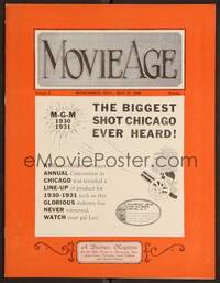 2v082 MOVIE AGE exhibitor magazine May 27, 1930 minister wants feds to regulate movies!
