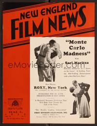 2v088 NEW ENGLAND FILM NEWS exhibitor magazine June 9, 1932 NSS trailer ad, No Greater Love!