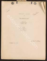 2v067 SLEEPING CITY continuity & dialogue script February 10, 1950, screenplay by Jo Eisinger!