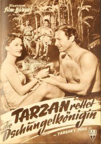 2v277 TARZAN'S PERIL German program '54 Lex Barker , great different images with Dandridge shown!