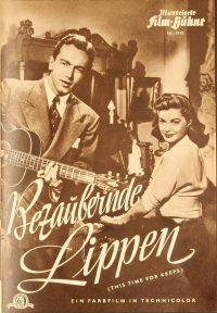 2v281 THIS TIME FOR KEEPS German program '54 sexy Esther Williams, Xavier Cugat & His Orchestra!
