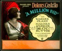 2v197 MILLION BID glass slide '27 close up of beautiful Dolores Costello with parasol!