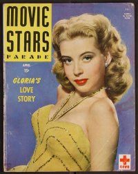 2v161 MOVIE STARS PARADE magazine April 1945 Gloria De Haven Payne by Clarence Sinclair Bull!