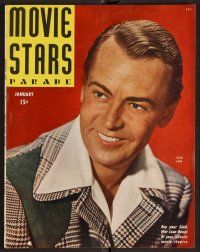 2v158 MOVIE STARS PARADE magazine January 1945 Alan Ladd in And Now Tomorrow by Whitey Schafer!