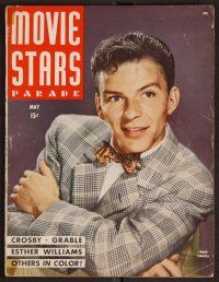2v162 MOVIE STARS PARADE magazine May 1945 Frank Sinatra from Anchors Aweigh by Eric Carpenter!
