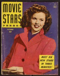 2v167 MOVIE STARS PARADE magazine October 1945 Shirley Temple from Kiss & Tell by Coburn!