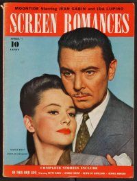 2v131 SCREEN ROMANCES magazine April 1942 George Brent & Olivia De Havilland from In This Our Life!