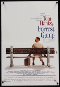 2w038 FORREST GUMP Aust mini poster '94 Tom Hanks sits on bench, Robert Zemeckis classic!