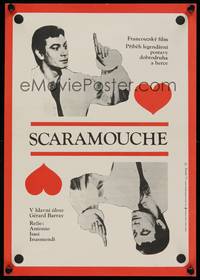 2w263 ADVENTURES OF SCARAMOUCHE Czech 11x16 R72 Le mascara de Scaramouche, Theisz art!