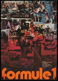 2w386 SPEED FEVER Czech 11x16 '78 Formula One racing, Mario Andretti, cool design by Tomanek!