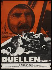 2w512 DUEL Danish '72 Steven Spielberg, Dennis Weaver, most bizarre murder weapon ever used!