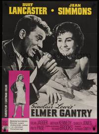 2w513 ELMER GANTRY Danish '61 Jean Simmons, Shirley Jones & Burt Lancaster!