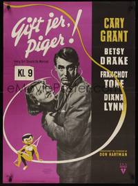 2w514 EVERY GIRL SHOULD BE MARRIED Danish '50 Cary Grant, Betsy Drake!