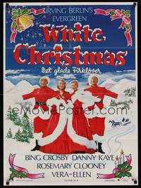 2w596 WHITE CHRISTMAS Danish R70s Bing Crosby, Danny Kaye, Clooney, Vera-Ellen, musical classic!
