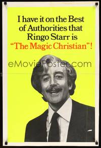 2w417 MAGIC CHRISTIAN teaser English double crown '70 great close-up image of Peter Sellers!
