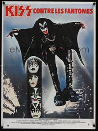 2w668 ATTACK OF THE PHANTOMS French 15x21 '78 KISS, Criss, Frehley, Stanley & Gene Simmons!