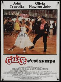 2w683 GREASE French 15x21 '78 John Travolta & Olivia Newton-John in a most classic musical!